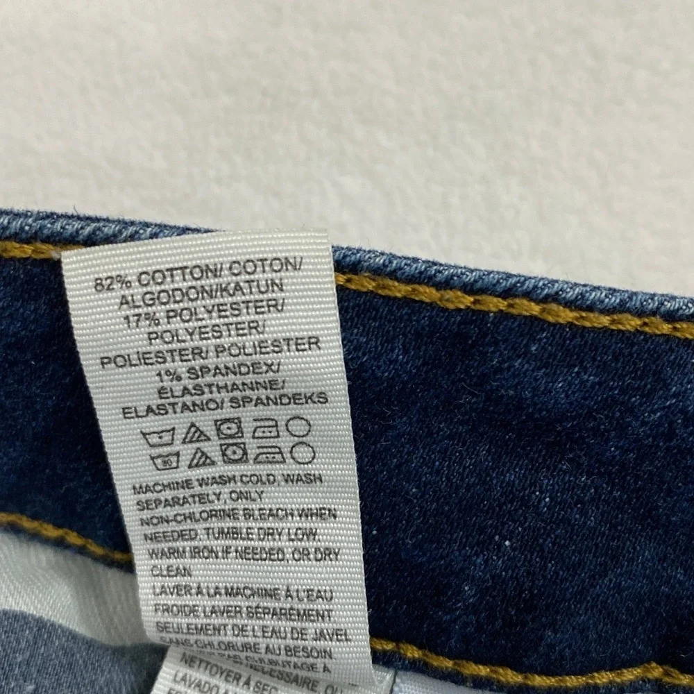 Lucky Brand Sasha Super Skinny Jeans Womens 8‎ Low Rise Dark Wash Denim Stretch